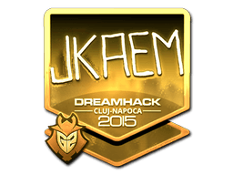 Sticker | jkaem (Gold) | Cluj-Napoca 2015 (Sticker | jkaem (Gold) | Cluj-Napoca 2015)