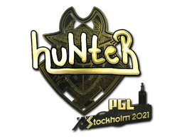 Sticker | huNter- (Gold) | Stockholm 2021 (Sticker | huNter- (Gold) | Stockholm 2021)