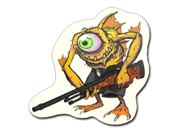 Sticker | Yellow Cyclawps (Sticker | Yellow Cyclawps)