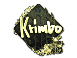 Sticker | Krimbo (Gold) | Rio 2022 (Sticker | Krimbo (Gold) | Rio 2022)