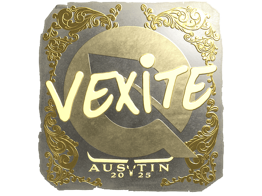 Sticker | vexite (Gold) | Austin 2025 (Sticker | vexite (Gold) | Austin 2025)
