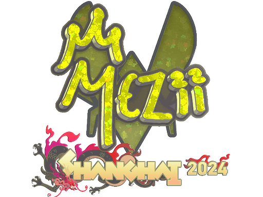 Sticker | mezii (Glitter) | Shanghai 2024 (Sticker | mezii (Glitter) | Shanghai 2024)