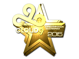Sticker | Cloud9 (Gold) | Cluj-Napoca 2015 (Sticker | Cloud9 (Gold) | Cluj-Napoca 2015)
