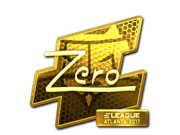 Sticker | Zero (Gold) | Atlanta 2017 (Sticker | Zero (Gold) | Atlanta 2017)