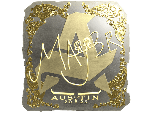 Sticker | MAJ3R (Gold) | Austin 2025 (Sticker | MAJ3R (Gold) | Austin 2025)