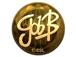Sticker | gob b (Gold) | Katowice 2019 (Sticker | gob b (Gold) | Katowice 2019)