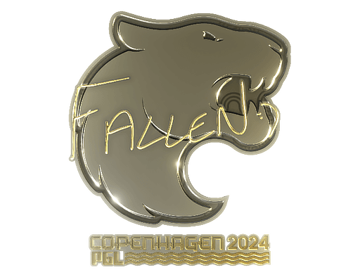 Sticker | FalleN (Gold) | Copenhagen 2024 (Sticker | FalleN (Gold) | Copenhagen 2024)