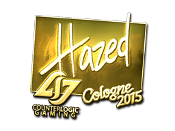 Sticker | hazed (Gold) | Cologne 2015 (Sticker | hazed (Gold) | Cologne 2015)
