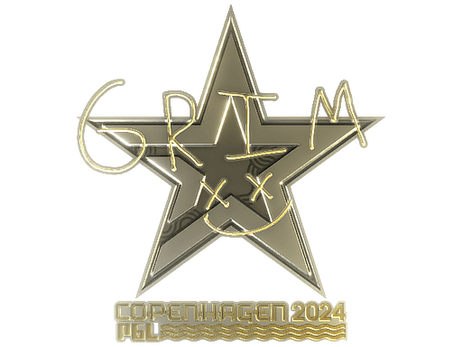Sticker | Grim (Gold) | Copenhagen 2024 (Sticker | Grim (Gold) | Copenhagen 2024)