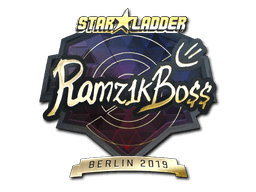 Sticker | Ramz1kBO$$ (Gold) | Berlin 2019 (Sticker | Ramz1kBO$$ (Gold) | Berlin 2019)