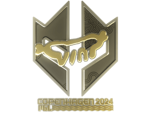 Sticker | VINI (Gold) | Copenhagen 2024 (Sticker | VINI (Gold) | Copenhagen 2024)