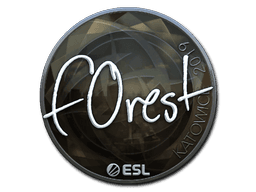 Sticker | f0rest (Foil) | Katowice 2019 (Sticker | f0rest (Foil) | Katowice 2019)