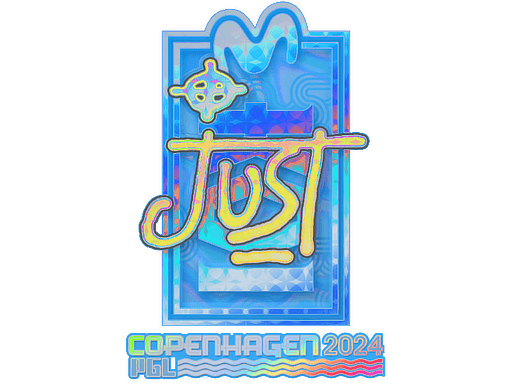 Sticker | JUST (Holo) | Copenhagen 2024 (Sticker | JUST (Holo) | Copenhagen 2024)