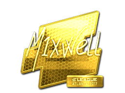 Sticker | mixwell (Gold) | Atlanta 2017 (Sticker | mixwell (Gold) | Atlanta 2017)
