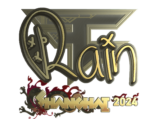 Sticker | rain (Gold) | Shanghai 2024 (Sticker | rain (Gold) | Shanghai 2024)