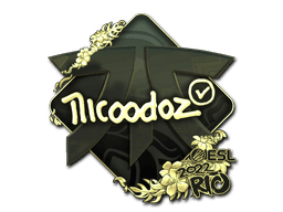 Sticker | nicoodoz (Gold) | Rio 2022 (Sticker | nicoodoz (Gold) | Rio 2022)