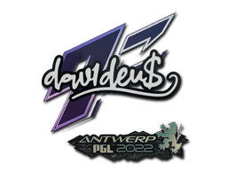 Sticker | dav1d | Antwerp 2022 (Sticker | dav1d | Antwerp 2022)