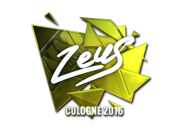 Sticker | Zeus (Foil) | Cologne 2016 (Sticker | Zeus (Foil) | Cologne 2016)