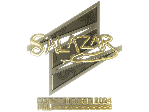 Sticker | salazar (Gold) | Copenhagen 2024 (Sticker | salazar (Gold) | Copenhagen 2024)
