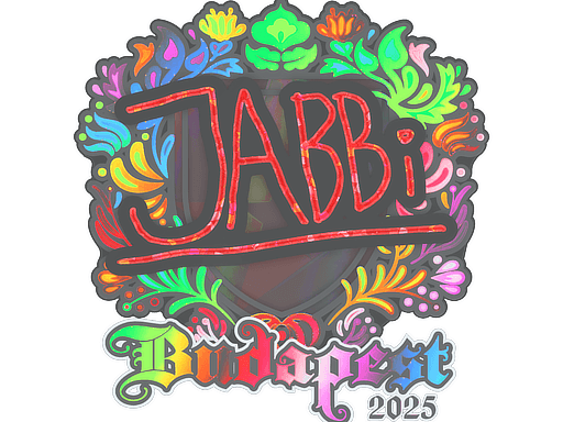 Sticker | jabbi (Holo) | Budapest 2025 (Sticker | jabbi (Holo) | Budapest 2025)
