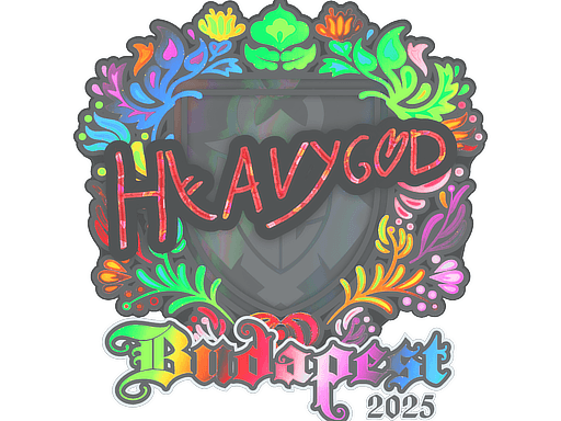 Sticker | Heavygod (Holo) | Budapest 2025 (Sticker | Heavygod (Holo) | Budapest 2025)