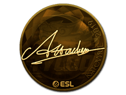 Sticker | Attacker (Gold) | Katowice 2019 (Sticker | Attacker (Gold) | Katowice 2019)