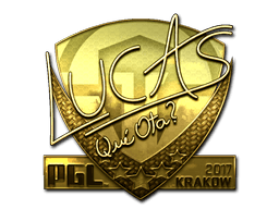 Sticker | LUCAS1 (Gold) | Krakow 2017 (Sticker | LUCAS1 (Gold) | Krakow 2017)