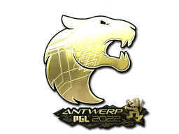 Sticker | FURIA (Gold) | Antwerp 2022 (Sticker | FURIA (Gold) | Antwerp 2022)