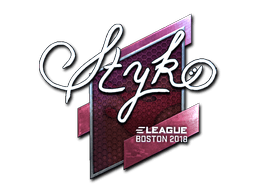 Sticker | STYKO (Foil) | Boston 2018 (Sticker | STYKO (Foil) | Boston 2018)