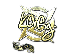 Sticker | k0nfig (Gold) | Paris 2023 (Sticker | k0nfig (Gold) | Paris 2023)