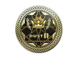 Sticker | Dust II (Gold) (Sticker | Dust II (Gold))