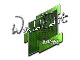 Sticker | WorldEdit | Boston 2018 (Sticker | WorldEdit | Boston 2018)