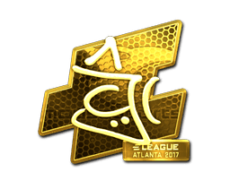 Sticker | chrisJ (Gold) | Atlanta 2017 (Sticker | chrisJ (Gold) | Atlanta 2017)