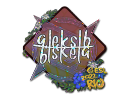 Sticker | Aleksib (Glitter) | Rio 2022 (Sticker | Aleksib (Glitter) | Rio 2022)