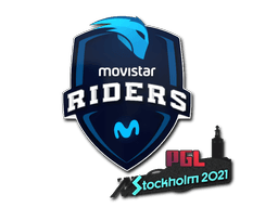 Sticker | Movistar Riders | Stockholm 2021 (Sticker | Movistar Riders | Stockholm 2021)