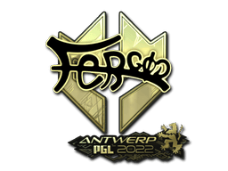 Sticker | fer (Gold) | Antwerp 2022 (Sticker | fer (Gold) | Antwerp 2022)