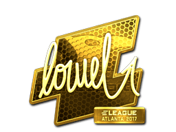 Sticker | loWel (Gold) | Atlanta 2017 (Sticker | loWel (Gold) | Atlanta 2017)
