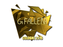 Sticker | FalleN (Gold) | Cologne 2016 (Sticker | FalleN (Gold) | Cologne 2016)