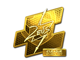 Sticker | Zeus (Gold) | Atlanta 2017 (Sticker | Zeus (Gold) | Atlanta 2017)