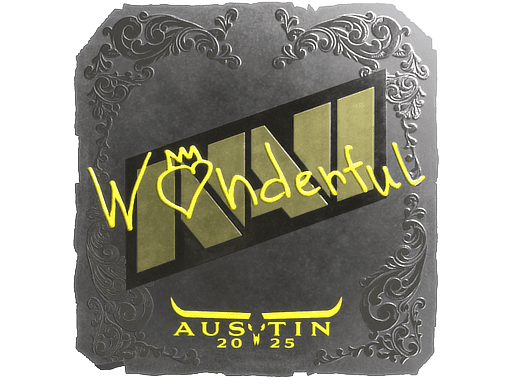 Sticker | w0nderful (Foil) | Austin 2025 (Sticker | w0nderful (Foil) | Austin 2025)