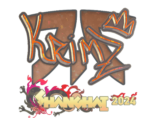 Sticker | KRIMZ (Glitter) | Shanghai 2024 (Sticker | KRIMZ (Glitter) | Shanghai 2024)
