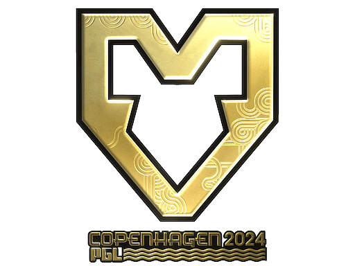 Sticker | MOUZ (Gold) | Copenhagen 2024 (Sticker | MOUZ (Gold) | Copenhagen 2024)