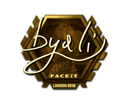 Sticker | byali (Gold) | London 2018 (Sticker | byali (Gold) | London 2018)