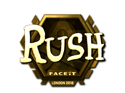 Sticker | RUSH (Gold) | London 2018 (Sticker | RUSH (Gold) | London 2018)