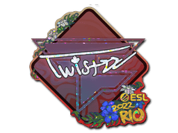 Sticker | Twistzz (Glitter) | Rio 2022 (Sticker | Twistzz (Glitter) | Rio 2022)