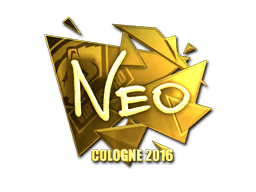 Sticker | NEO (Gold) | Cologne 2016 (Sticker | NEO (Gold) | Cologne 2016)