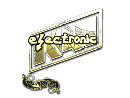 Sticker | electronic (Gold) | Paris 2023 (Sticker | electronic (Gold) | Paris 2023)