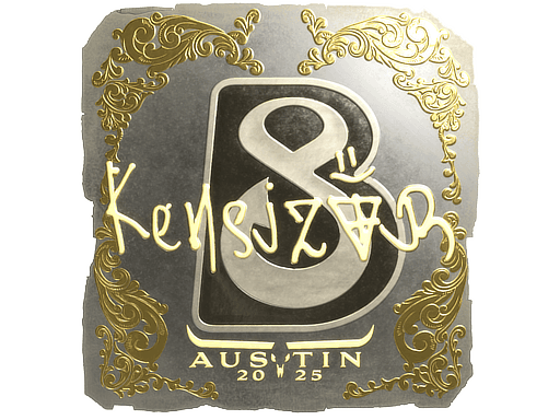 Sticker | kensizor (Gold) | Austin 2025 (Sticker | kensizor (Gold) | Austin 2025)