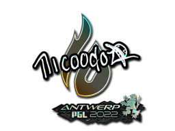 Sticker | nicoodoz (Glitter) | Antwerp 2022 (Sticker | nicoodoz (Glitter) | Antwerp 2022)