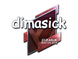 Sticker | dimasick (Foil) | Boston 2018 (Sticker | dimasick (Foil) | Boston 2018)